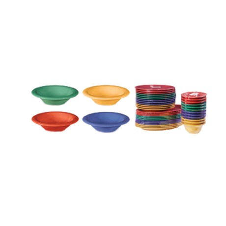 GET Enterprises B-454-MIX Diamond Mardi Gras™ Bowl 4-1/2 Oz. (5 Oz. Rim Full) 4-3/4" Dia. X 1-1/4"H