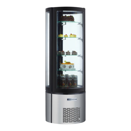 Admiral Craft BDRCK-400 Black Diamond Refrigerated Cake Display Case Floor Standing