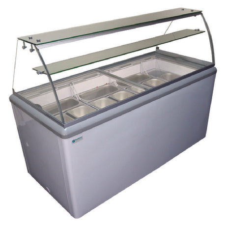 Excellence HBG-10HC Gelato Dipping Cabinet 59-1/2"W 16.5 Cu. Ft. Capacity