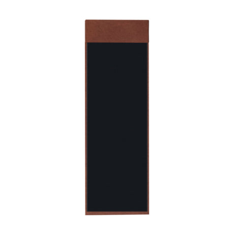 Risch MMB-LTH 4.25X14 Tuxedo Leather Bonded Leather Magnetic Menu Board (specify Color)