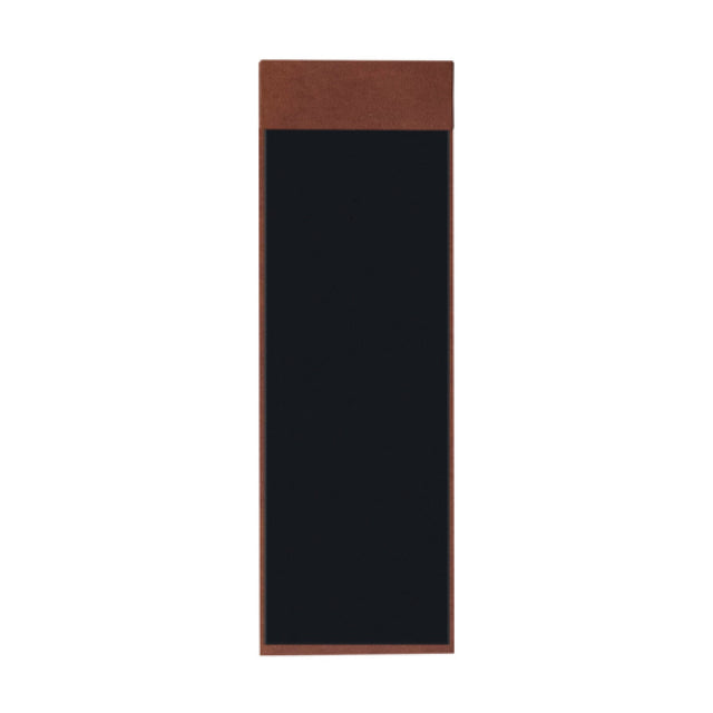 Risch MMB-LTH 4.25X14 Tuxedo Leather Bonded Leather Magnetic Menu Board (specify Color)