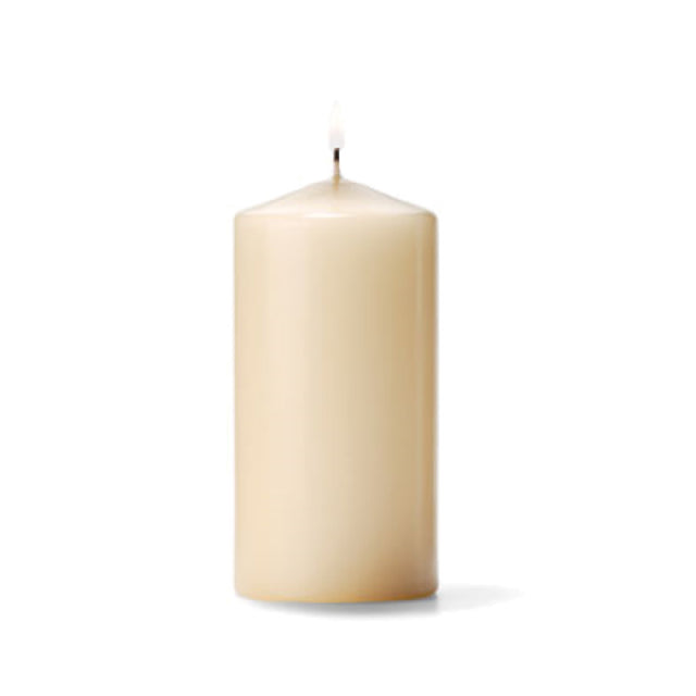 Hollowick P3X6I-12 Select Wax® Pillar Candle Ivory 6"H X 3" Dia. (12 Each Per Case)