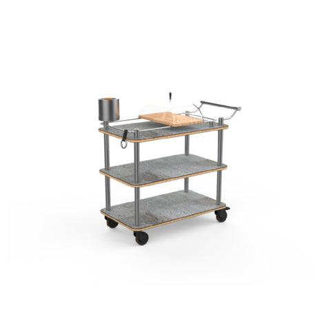 Steelite MGCRNX17GSXX Service Cart 41"L X 21"W X 40"H Mixed Materials