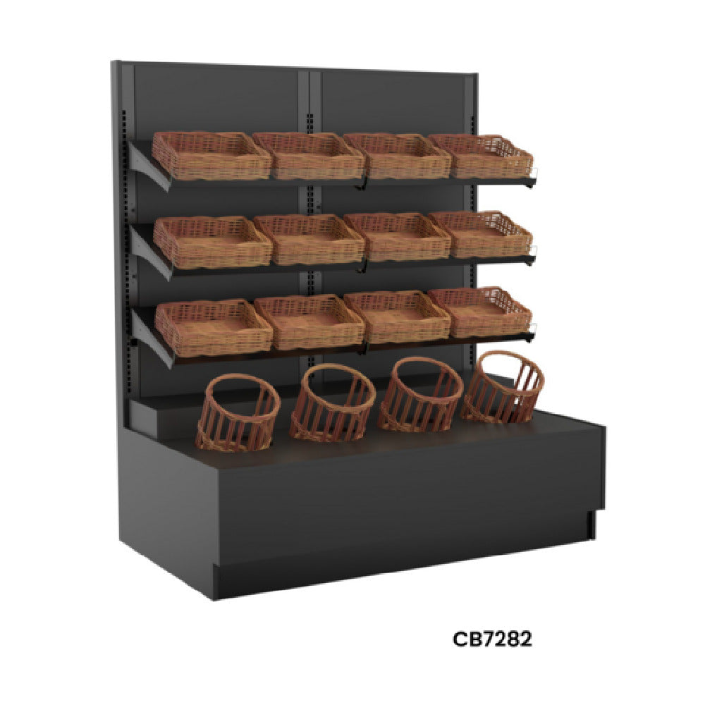 Structural Concepts CB7282 Self-Service Bread Wall 72"W X 43-5/8"D X 82-3/4"H