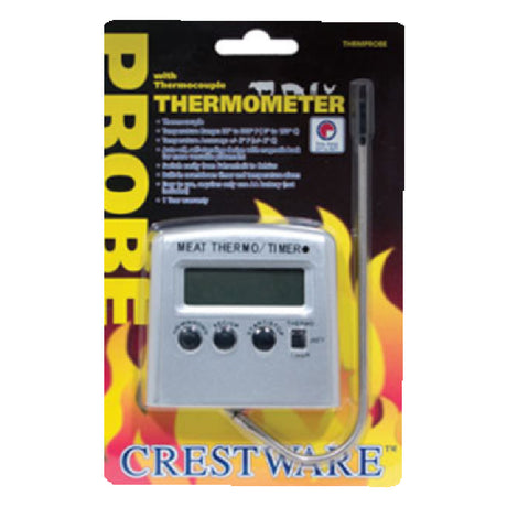 Crestware TRMPROBE Digital Meat Thermometer Probe With Thermocouple