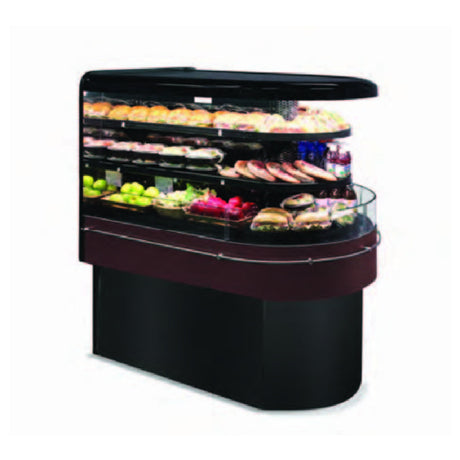 Hussmann TY4-4X8E-S Entyce Narrow Island Merchandiser Self-service 4' W X 8' L With Flat End