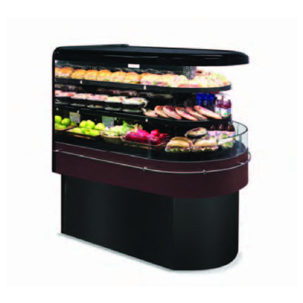 Hussmann TY4-4X6E-S Entyce Narrow Island Merchandiser Self-service 4' W X 6' L With Flat End