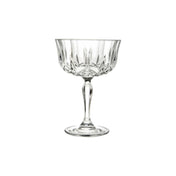 Steelite 672RCR364 Champagne Saucer Glass 8.0 Oz. (H 5-1/2" M 4" T 3-7/8" B 3-3/4") EcoCrystal