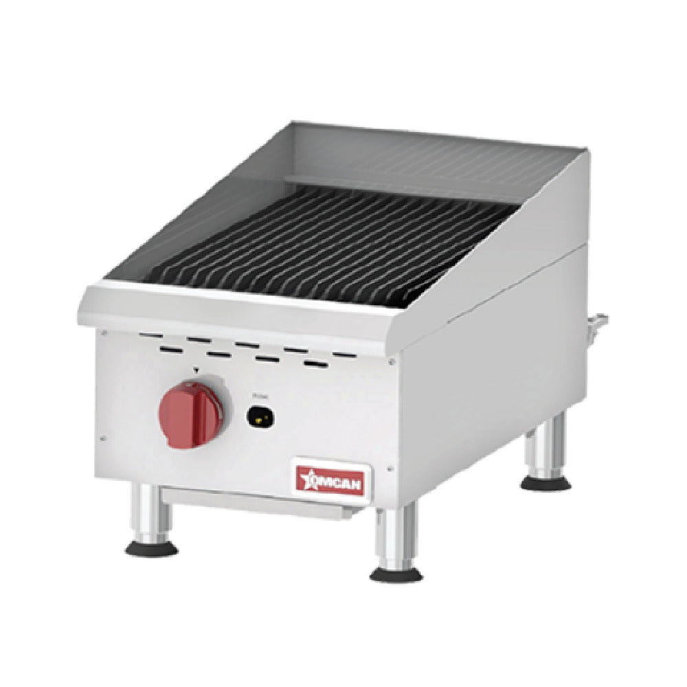 Omcan 43736 (CE-CN-CBR15) Charbroiler Natural Countertop Gas