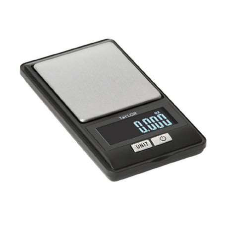 Taylor 1250BKT Digital Scale Compact 16 Oz X 0.005 Oz / 500 G X 0.01 G Capacity