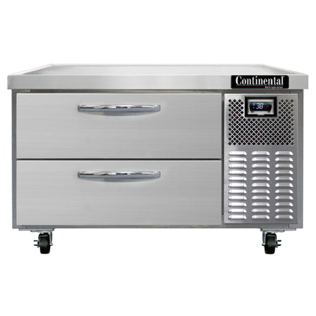 Continental Refrigerator D36GN Refrigerator Griddle Stand One-section (2) Drawers Accommodates (1) 12" X 20" X 6" & (1) 6" X 20" X 6"