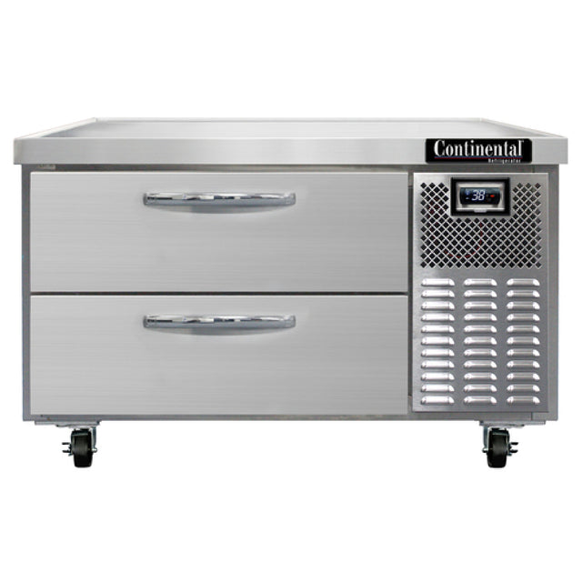 Continental Refrigerator D36GN Refrigerator Griddle Stand One-section (2) Drawers Accommodates (1) 12" X 20" X 6" & (1) 6" X 20" X 6"