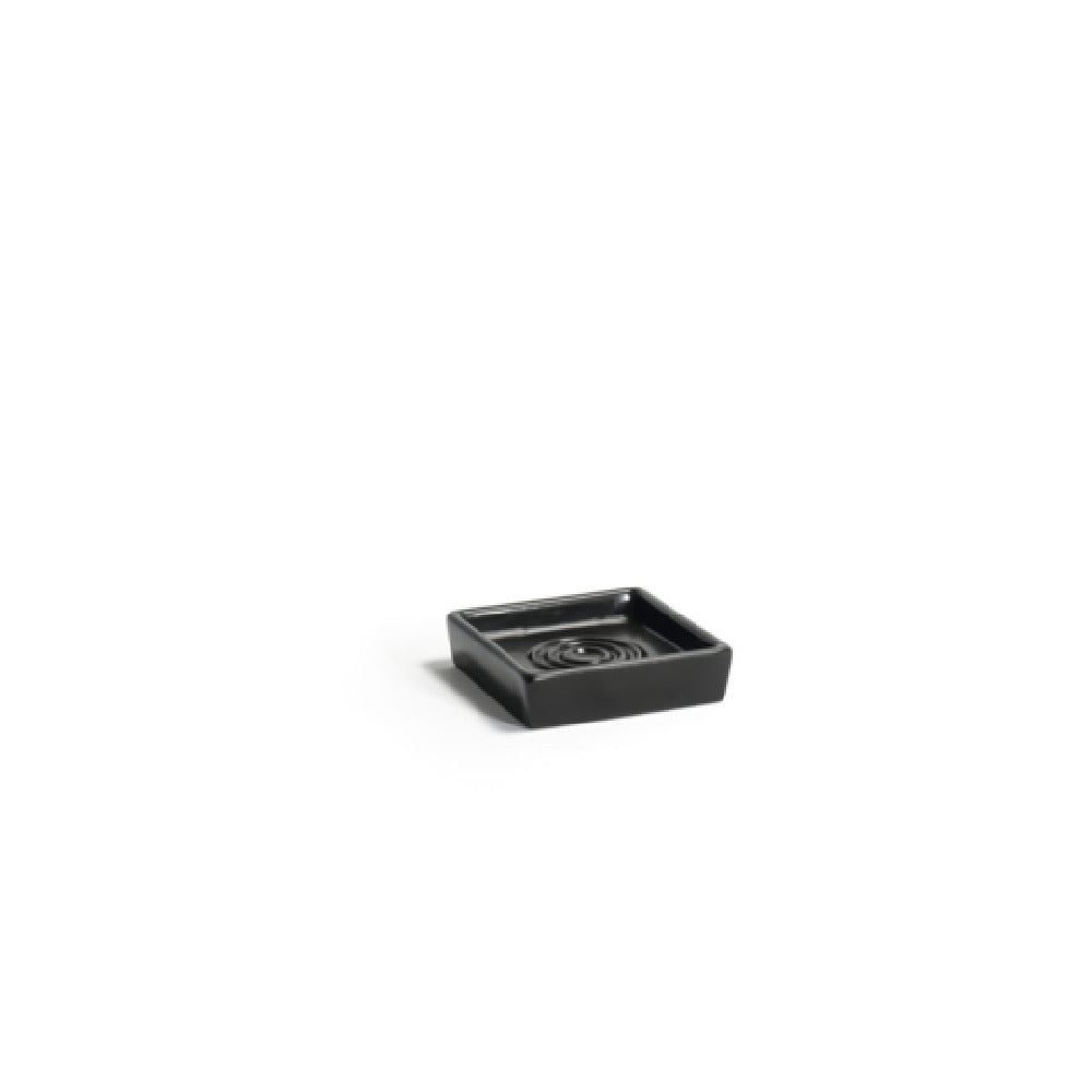 FOH RSD007BKC23 Soap Dish 4"W X 4"D X 1"H Square