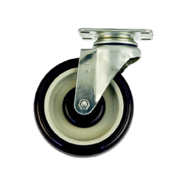 New Age Industrial C450 Plate Caster Swivel 5" Diameter