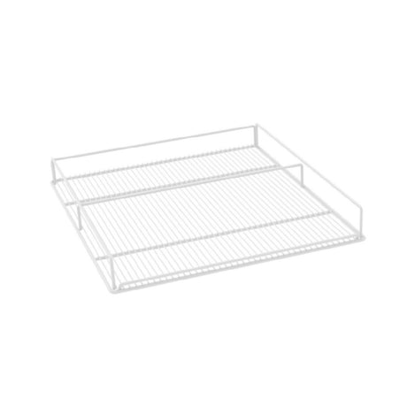 Beverage Air 412-072D-01 Flat Wine Rack White For MMRR49 (holds (12) 13” X 3.5” Wine Bottles)