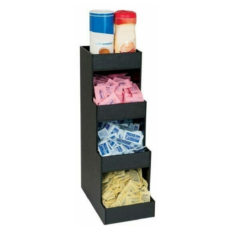 Dispense Rite CTVH-4BT Condiment Organizer Vertical Countertop