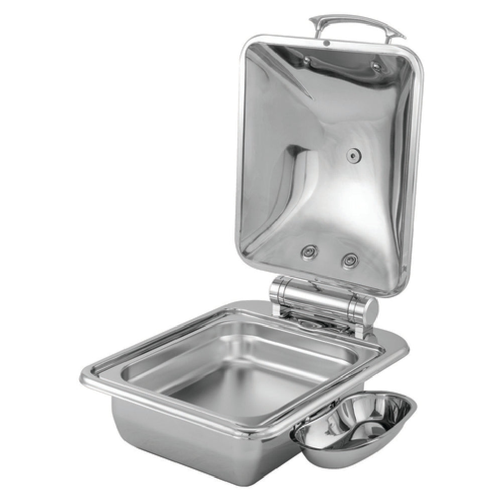 Steelite WLWI35UMT Chafer Dish Body 4 Qt. Rectangular With Solid Hinged Lid