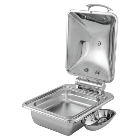 Steelite WLWI35UMT Chafer Dish Body 4 Qt. Rectangular With Solid Hinged Lid