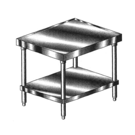 Klinger's Trading MX2430 Mixer Table 24"W X 30"D X 24"H Stainless Steel Top