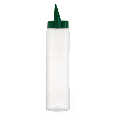 Carlisle 71279 Araven Squeeze Oil/Sauce Bottle 34 Oz. Green Cap