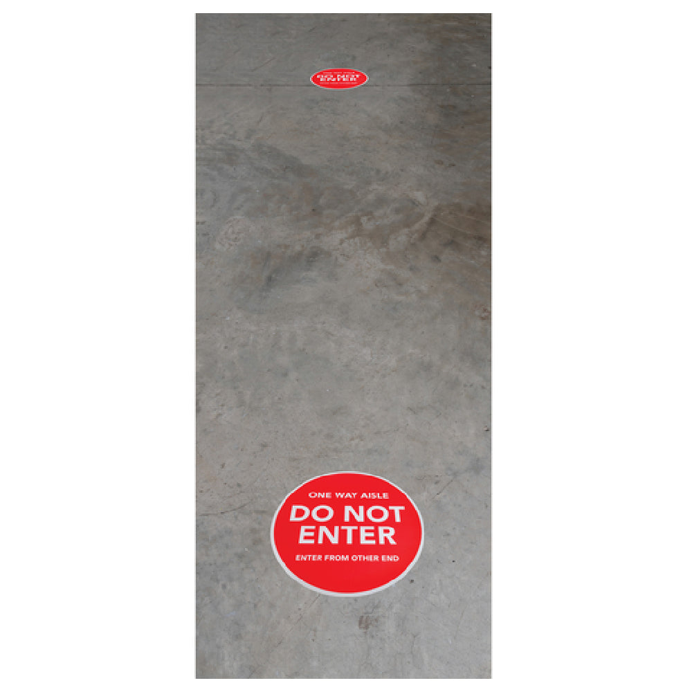 Hubert 39609 - Floor Decal, "one Way Aisle, Do Not Enter