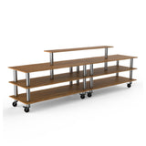 Steelite MGCMLB19BSXW - Double Display Buffet Station, 142.0" X 29.5" X 47.0", Modular