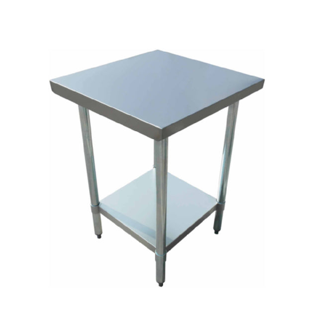 Admiral Craft WT-2424-E Commercial Work Table 24"W X 24"D 18/430 Stainless Steel Worktop