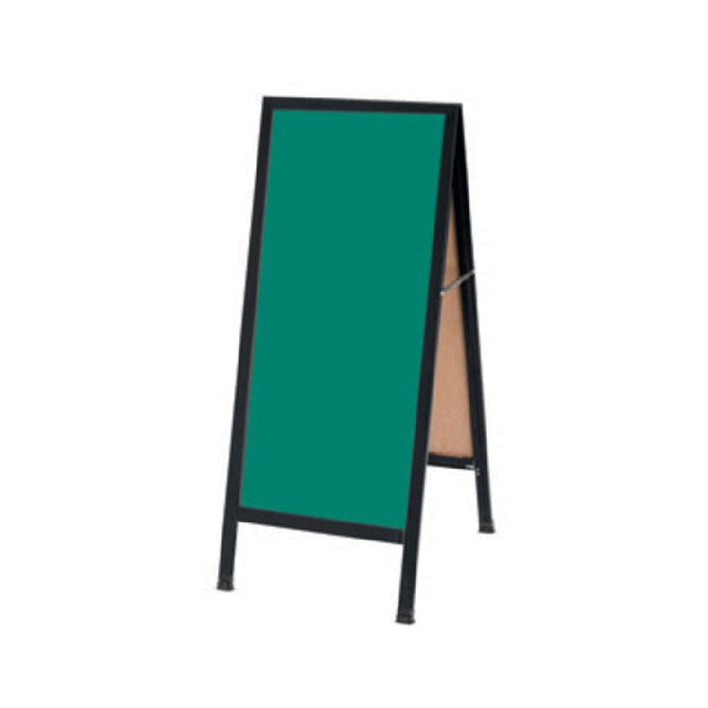 Aarco BA-311SG Sidewalk Chalkboard 18"W X 42"H Green Porcelain Board