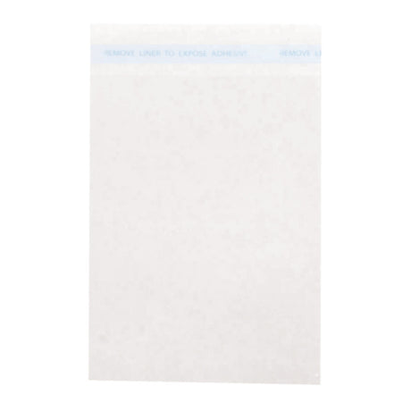 Hubert 53526 - Poly Bag, 4-3/4"L X 6-1/2"H, Clear