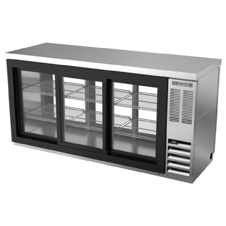 Beverage Air BB72HC-1-GS-F-PT-S-27 Refrigerated Open Food Rated Back Bar Pass-Thru Storage Cabinet