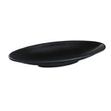 Yanco BP-4112 Black Pearl Boat Plate 12"L X 4-1/2"W X 2"H Deep