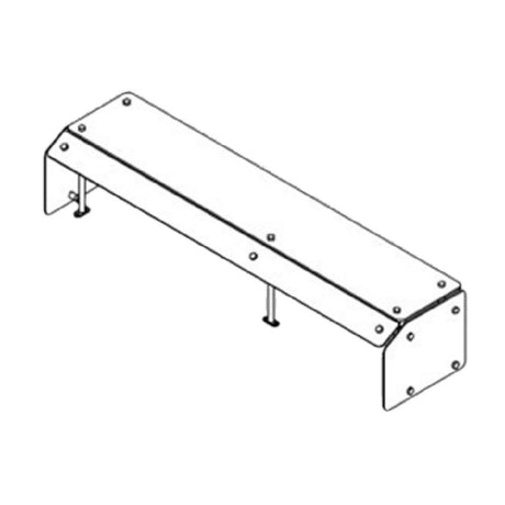 Delfield DCFSKS FlexiShield™ Food Shield Single Tier With Fixed Sneezeguard Front