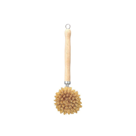 Harold Import Co. 43933 HIC Kitchen Natural Bristle Veggie And Dish Scrub Brush