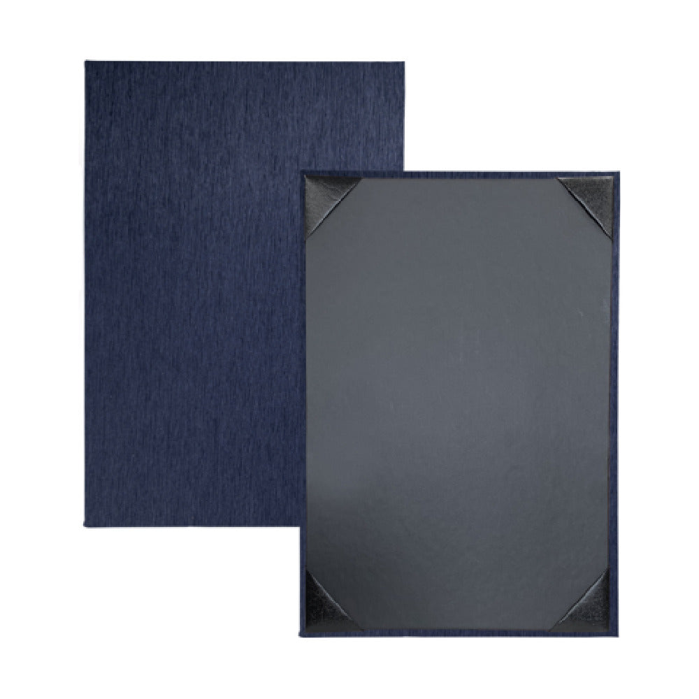 Risch STERLING-1V 5.5X8.5 Sterling Hardback Shimmer Metallic Menu Cover (specify Color)