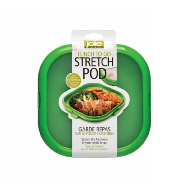 Harold Import Co. 35044 Joie's Lunch To Go Stretch Pods 7.88" X 7.88" X 1.26"H Square