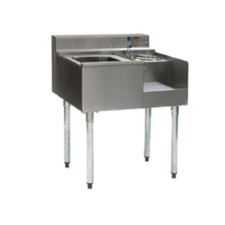 Eagle BM62-22R 2200 Series Underbar Drainboard/Ice Bin/Blender Unit 62"W X 24"D