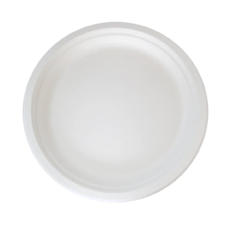 PacknWood 210APU221F - Sugarcane Plate (No Added PFAs), 8.74"D, White