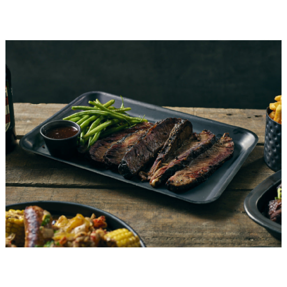 Steelite GWSST3121BKV Tray 12-5"W X 8-5/8"W X 3/4"H 18/0 Stainless Steel