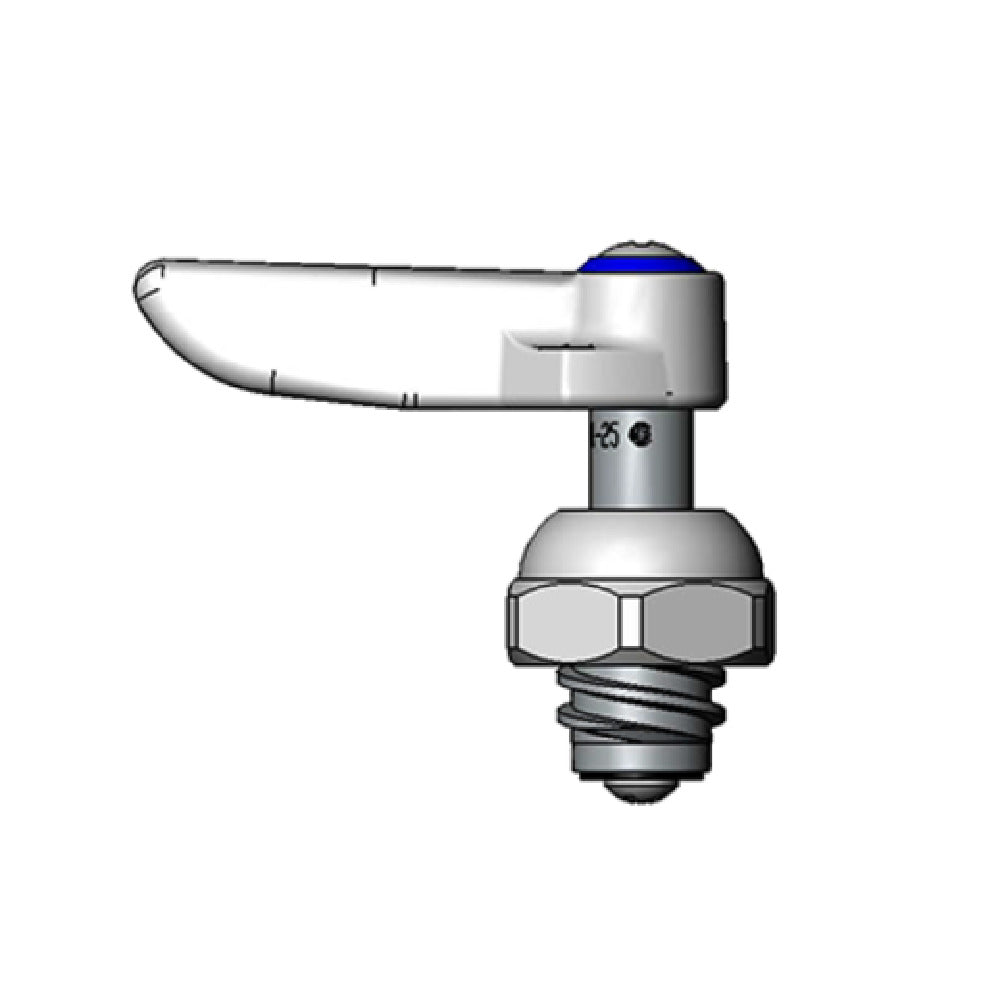 T&S Brass 002709-40 B-1100 Spindle Assembly LTC With Lever Handle Blue Index (cold) & Screw