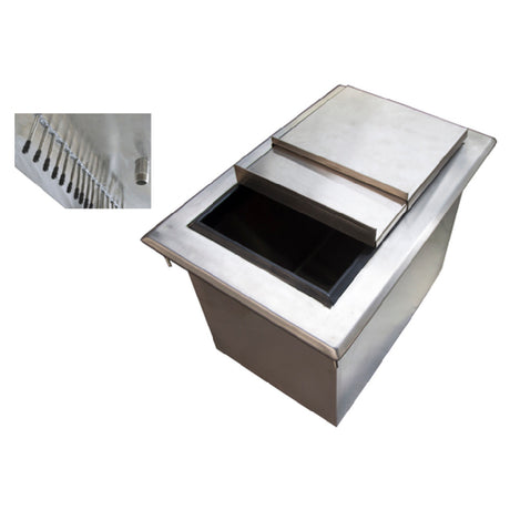 BK Resources DICP7-3420 Ice Bin Drop-in With 7-circuit Cold Plate 34"W X 20"D Overall