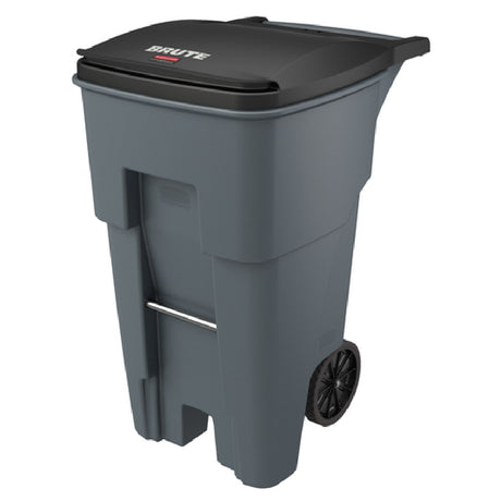 Rubbermaid FG9W2100GRAY - BRUTE® Rollout Container, 65 Gallon, Gray