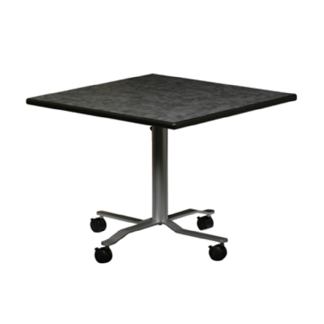 Forbes Industries PBLFT3636EB####-RB##C3 Rollers™ Portable Table Square 36" X 36" X 42"H