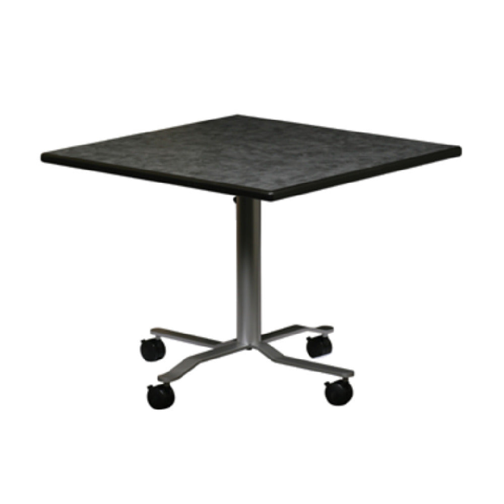 Forbes Industries PBLFT3030EB####-RA##C3 Rollers™ Portable Table Square 30" X 30" X 30" To 42" Gas-assisted Adjustable Height