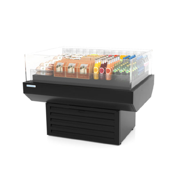 Hussmann SIM-3AA MicroSC™ Open Island Mobile Merchandiser Self-service 3' X 3' Display Area