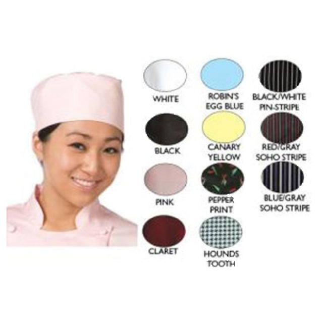 John Ritzenthaler Company H009-XL Chef Revival® Chef's Pill Box Hat X-large Poly Cotton Blend