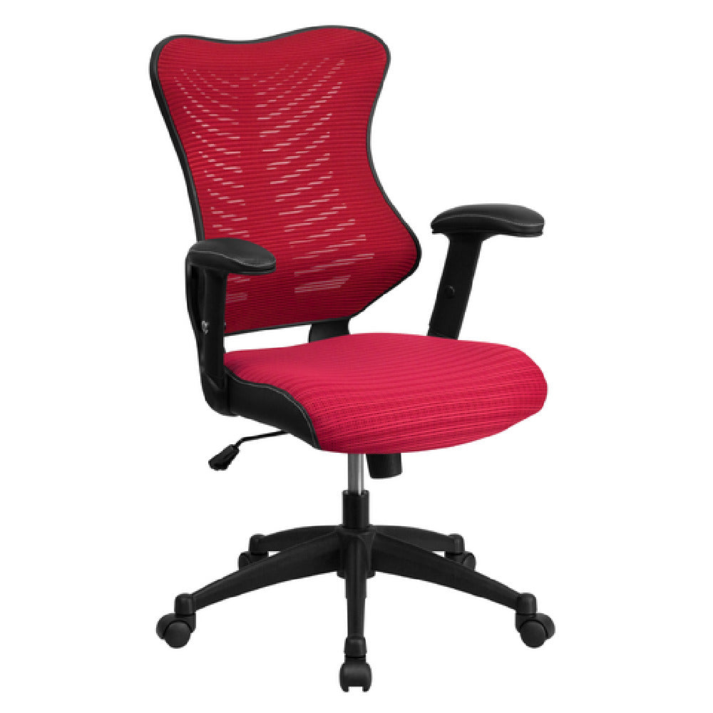 Flash Furniture BL-ZP-806-BY-GG Designer Executive Swivel Office Chair 39" To 42-3/4" Adjustable Height