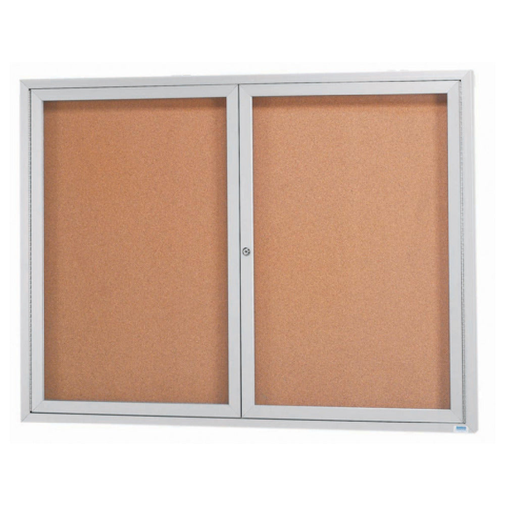 Aarco DCC3648RI Aluminum Bulletin Board 48"W X 36"H Enclosed