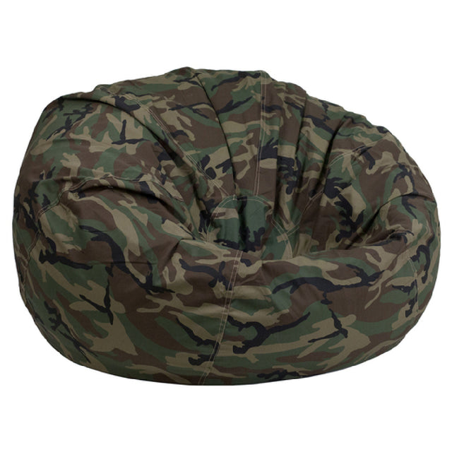 Flash Furniture DG-BEAN-LARGE-CAMO-GG Bean Bag Chair Oversized Removable Slip Cover