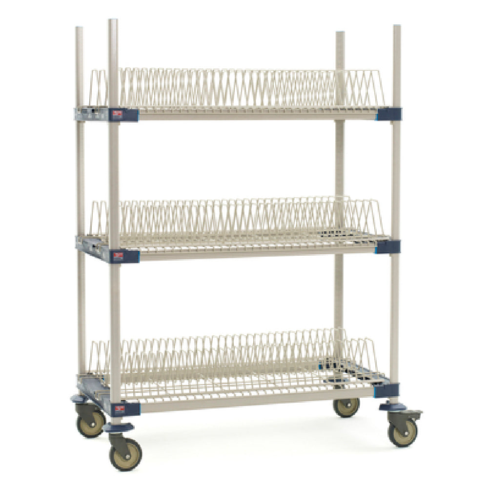 Metro MAX4-PR48VX2 MetroMax® 4 Mobile Drying Rack Unit 48"W X 24"D X 68"H 3-tier