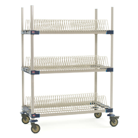 Metro MAX4-PR48VX2 MetroMax® 4 Mobile Drying Rack Unit 48"W X 24"D X 68"H 3-tier